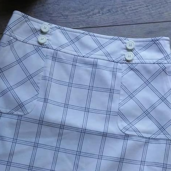 Ann Taylor Loft Patterned Skirt with Side Zipper - Picture 5 of 5